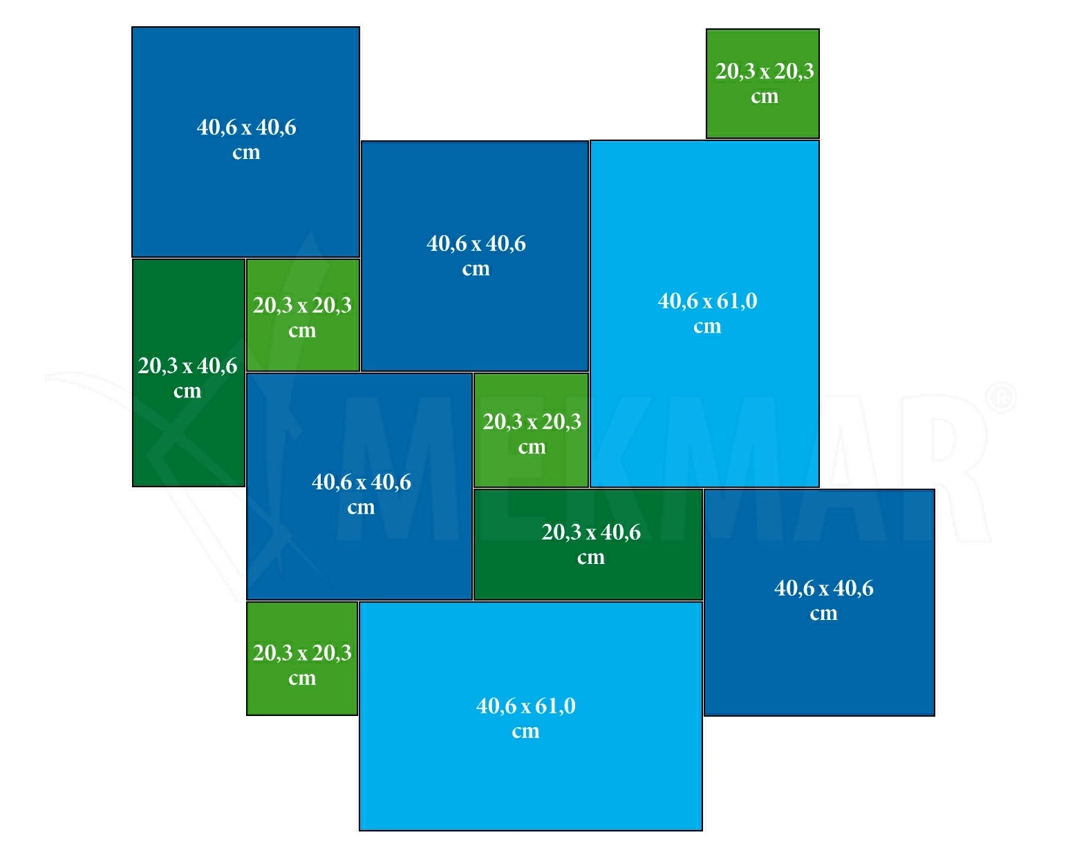 Classic Pattern Set Travertine - 9