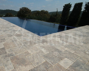 Silver Grey Travertine Paver - 5