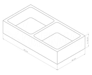 Farmer Sink Model 46 - 4