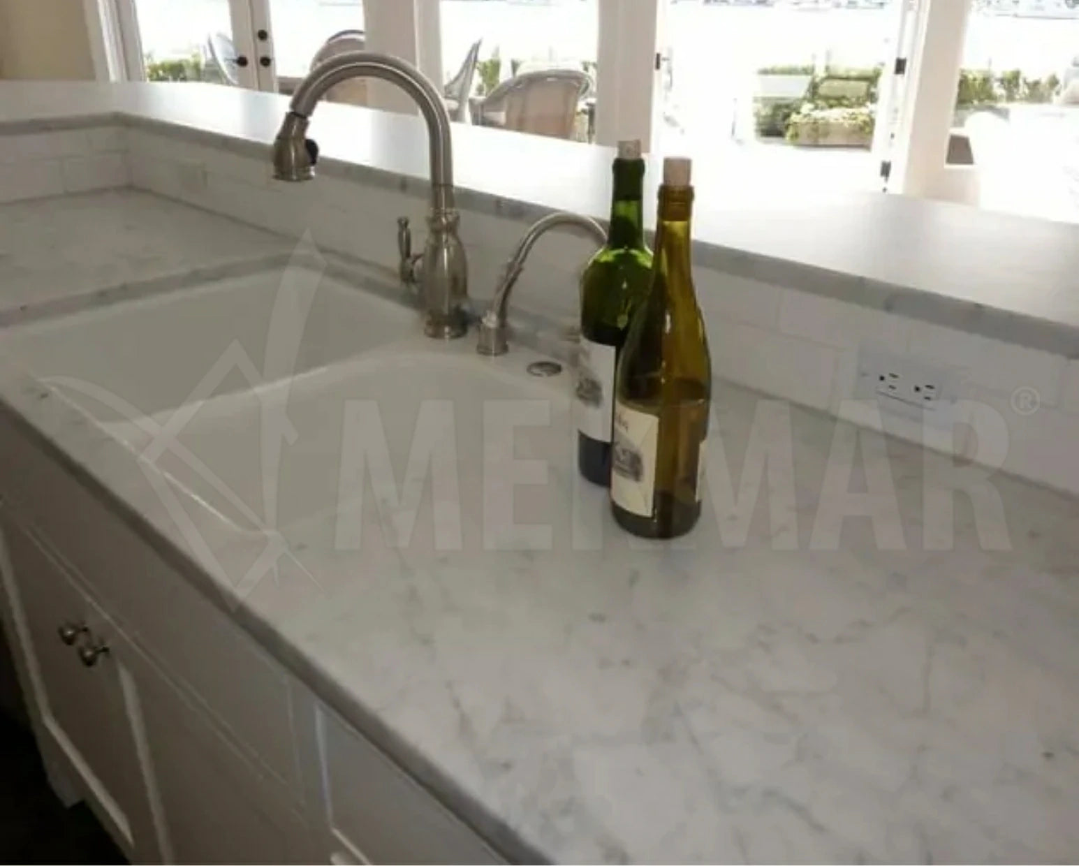 Bianco Ibiza Marble Countertop - 4
