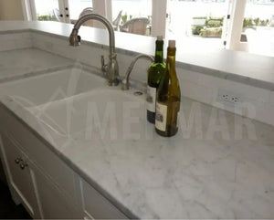 Bianco Ibiza Marble Countertop - 4