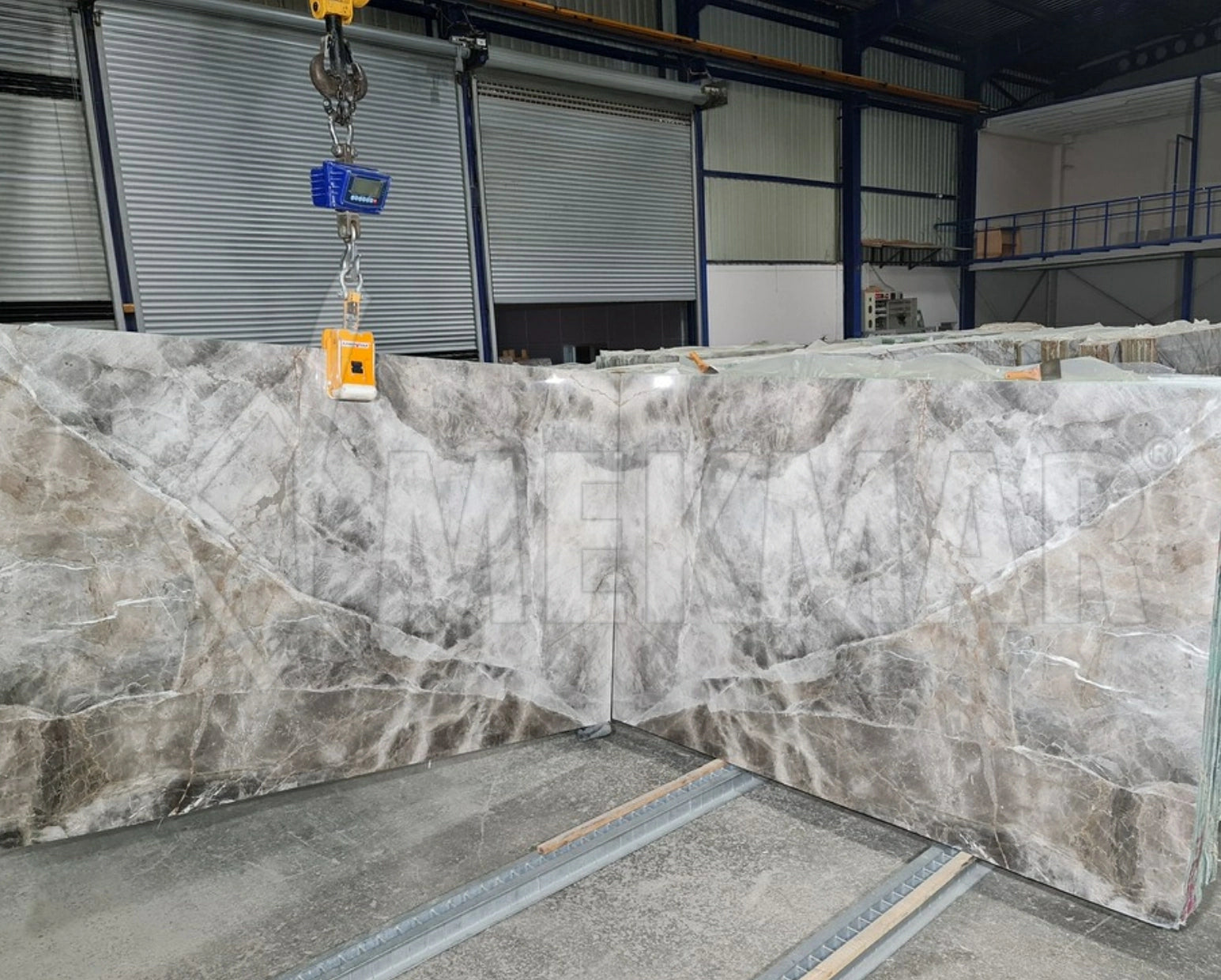 Astan Grey Marble Slab - 9