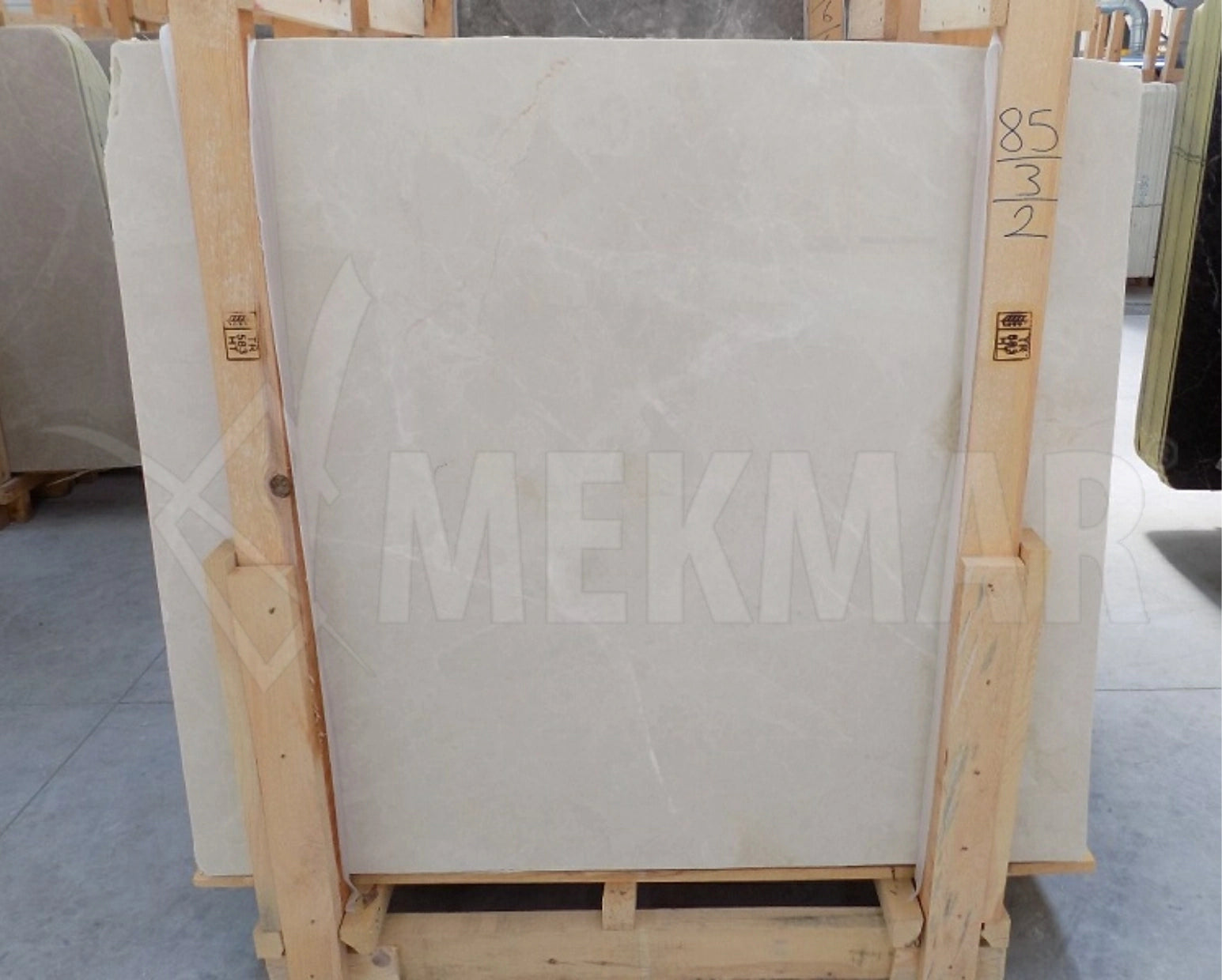Baiyulan Beige Marble Slab - 9
