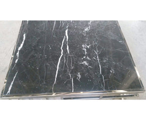 Toros Black Marble Square Table Top - 3