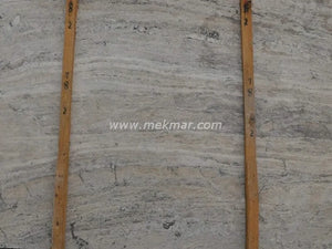 Silver Vein Cut Travertine Slab - 7