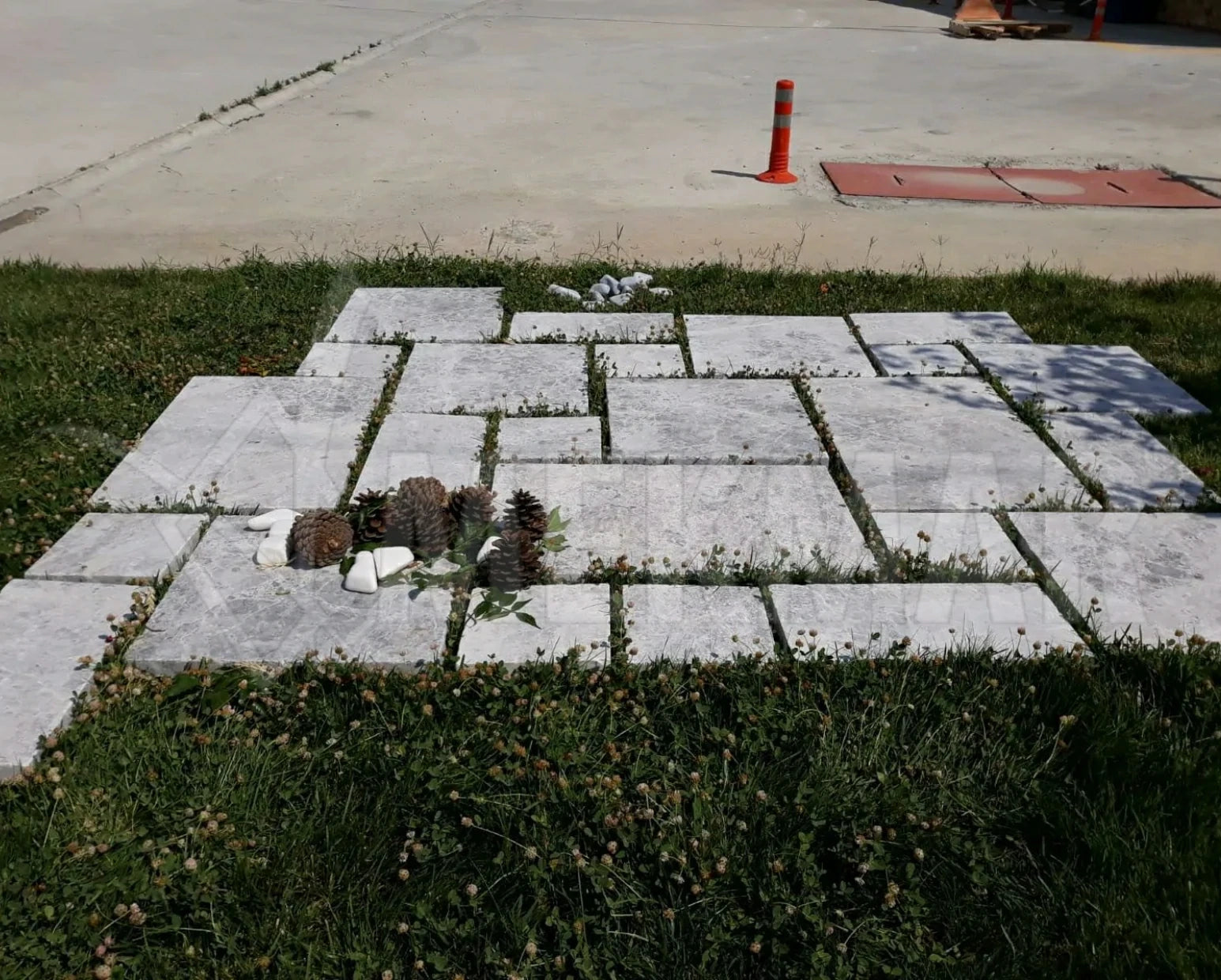 Tundra Light Marble Paver - 6