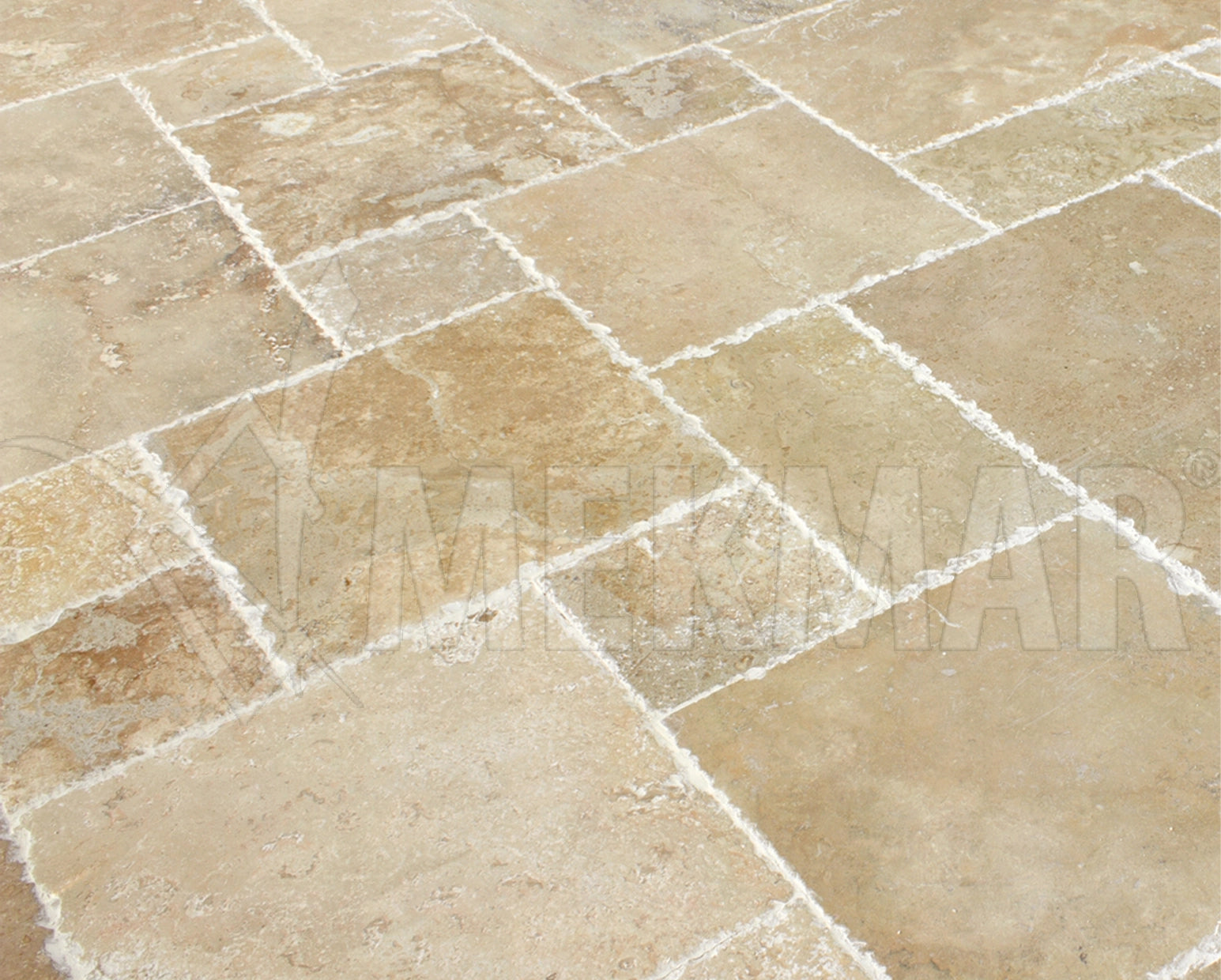 Mina Rustic Pattern Set Travertine - 7