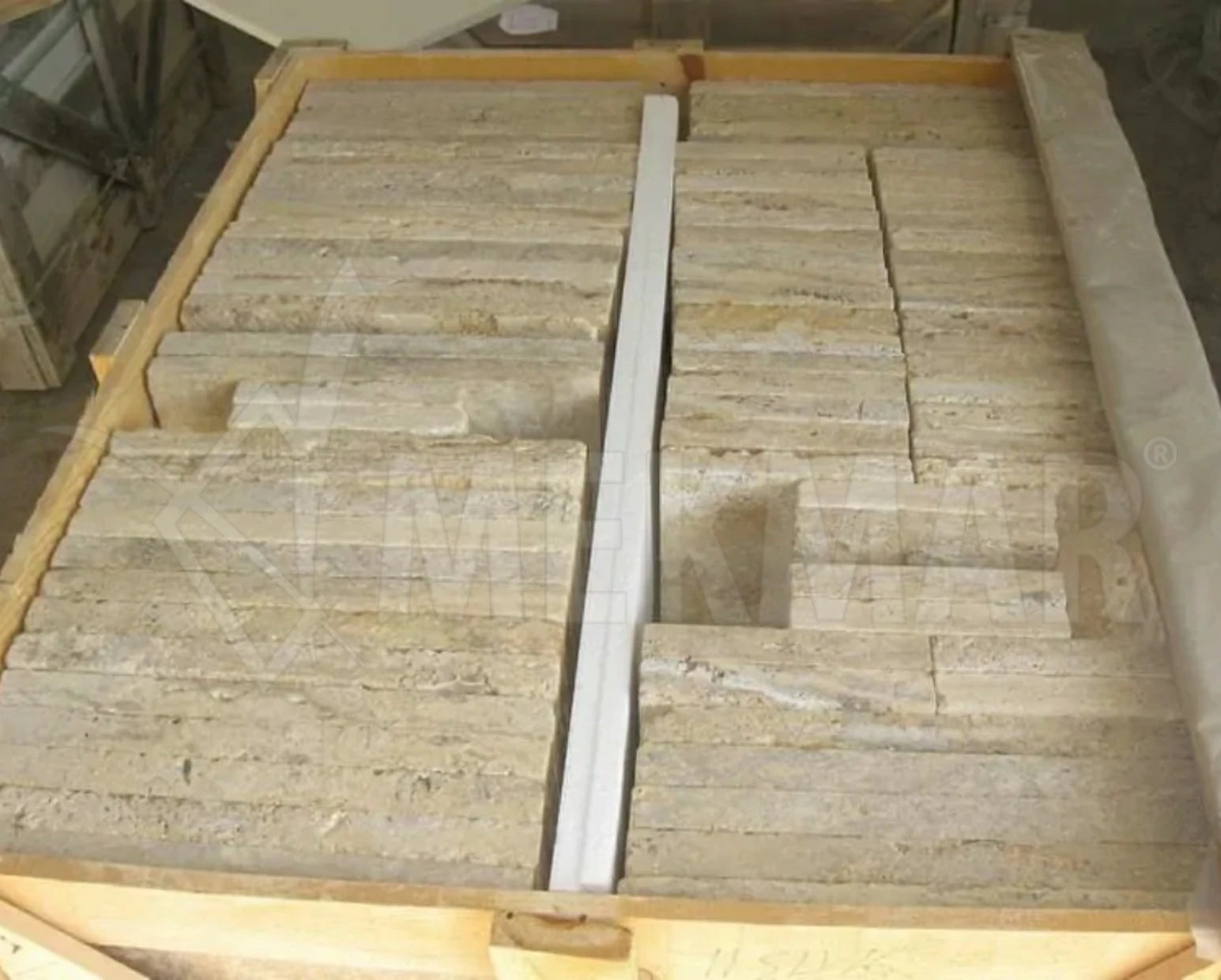 Walnut Travertine Paver - 5