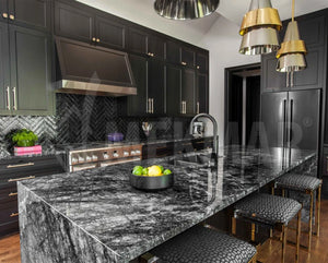 Marbre noir neige - 6