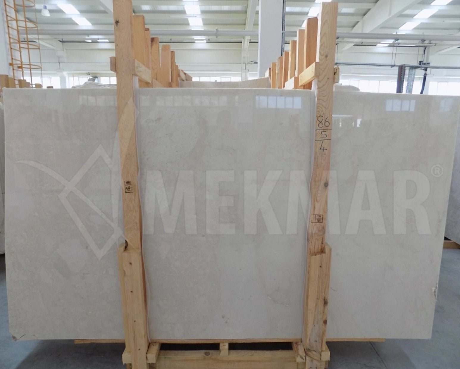 Baiyulan Beige Marble Slab - 4