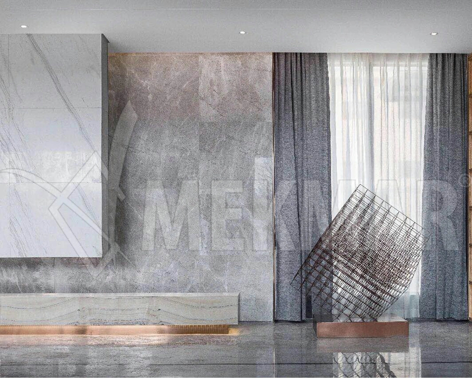Ocean Grey Marble - 8