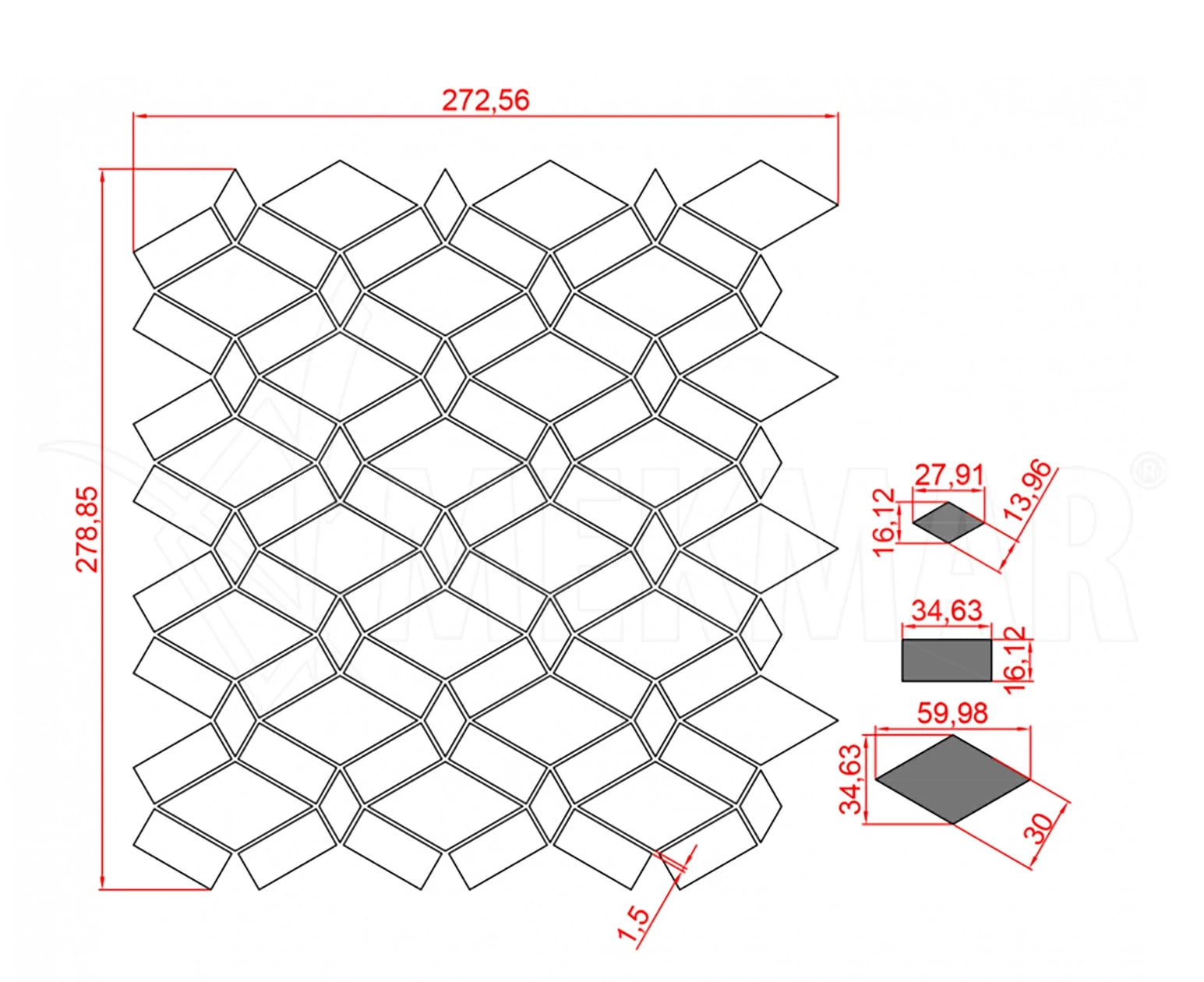 Marble Mosaic MP-CC-MD - 2