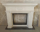 Klassischer Kamin aus Kalkstein – 1