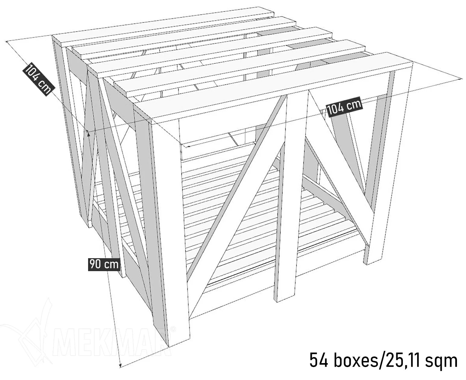 Travertine Mosaic TS-Y-3D22 - 10