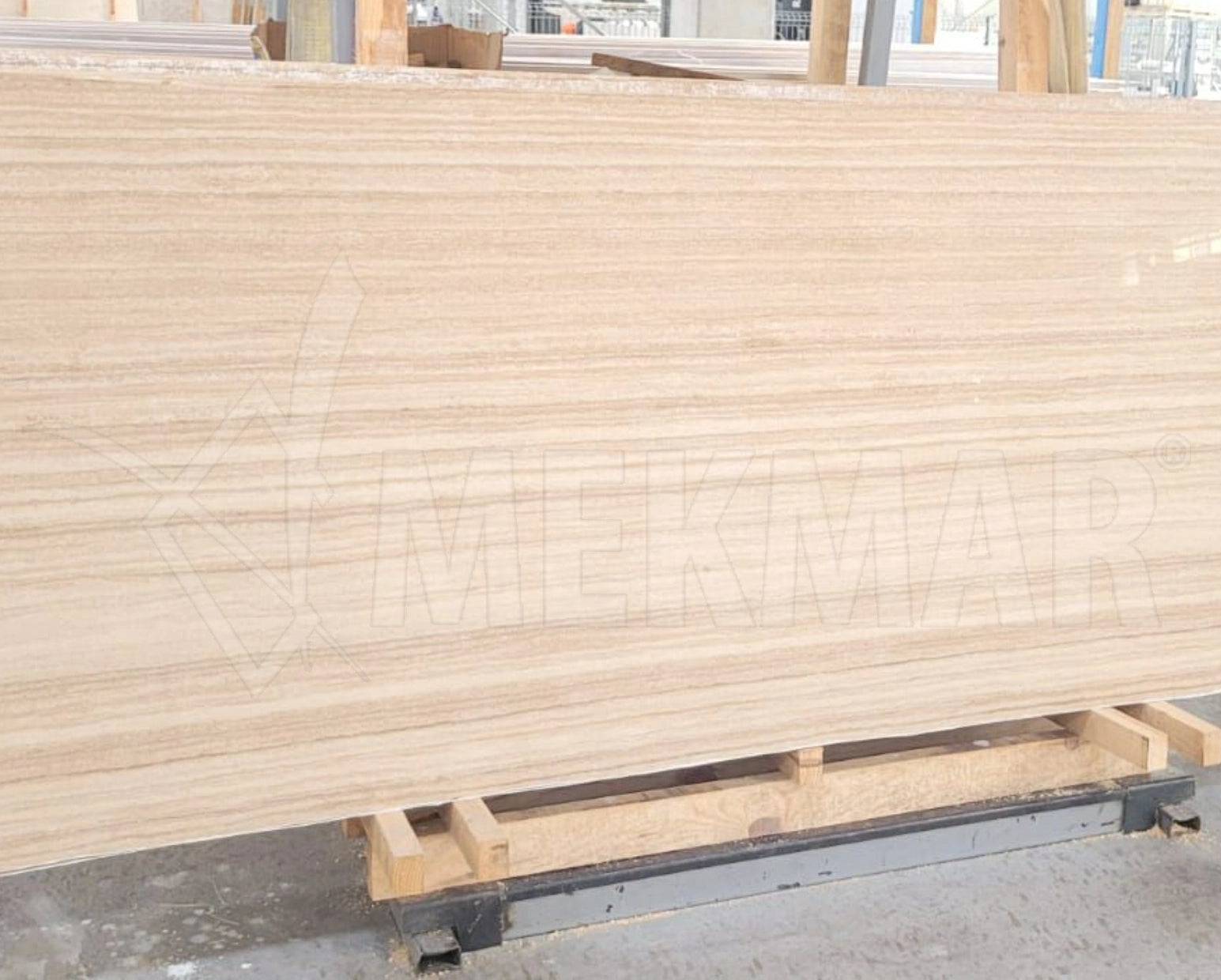 Turkish Moca Cream Limestone Slab - 3