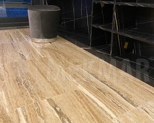 Travertin Leonardo à veines apparentes - 1