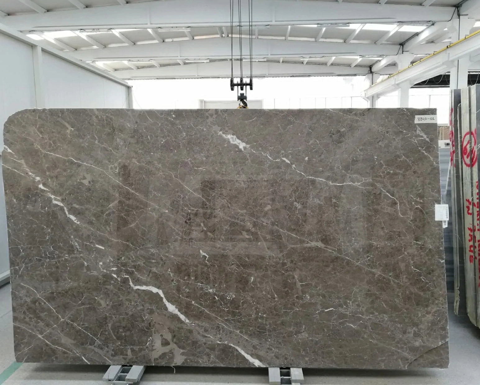 Savannah Grey Marble Slab - 4