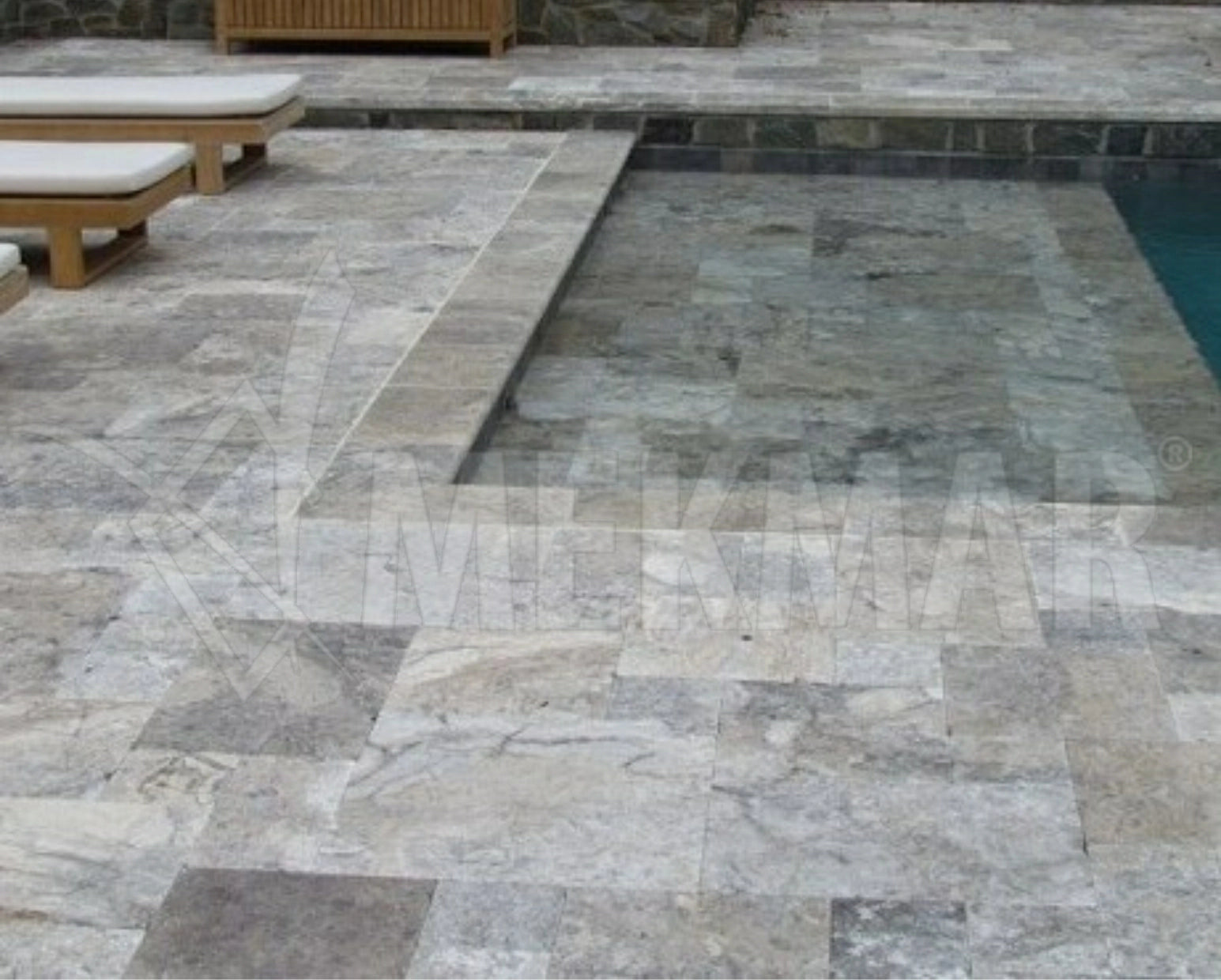 Silver Grey Antique Travertine - 2