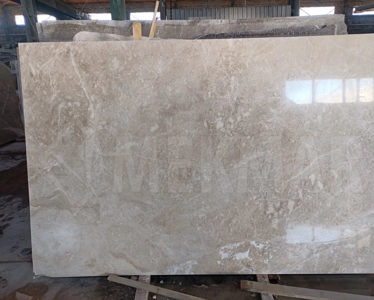 Cappuccino Light Marble Slab - 2