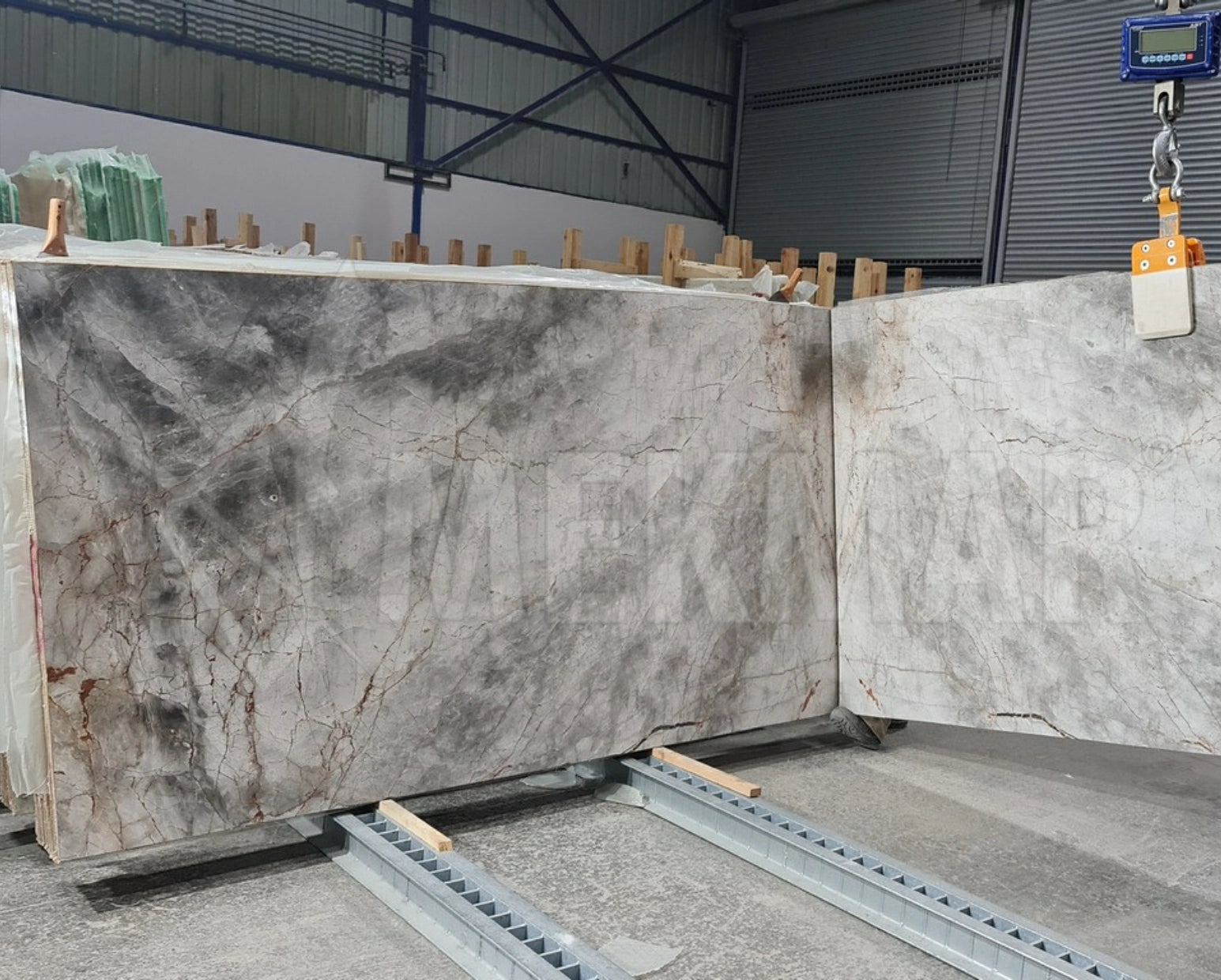 Astan Grey Marble Slab - 4