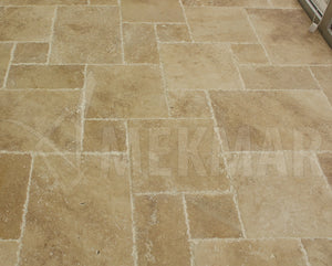 Walnut Pattern Set Travertine - 8