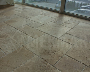 Conjunto de motivos de nogal en travertino - 9