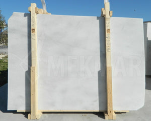 Pasha White Marble Slab - 5