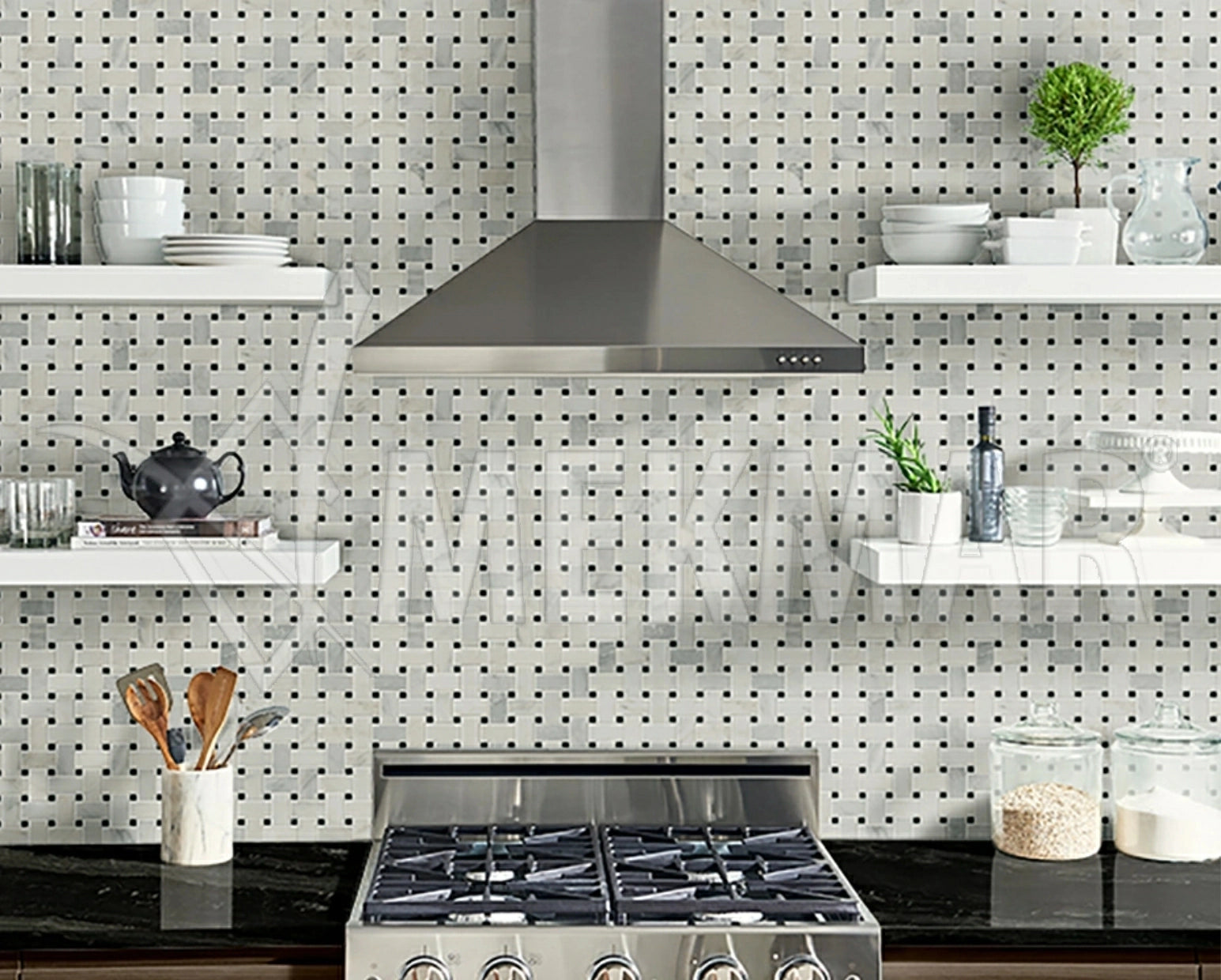 فسيفساء رخامية MP-WBL-B - 1