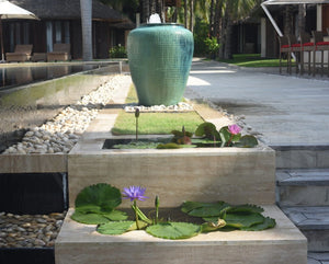 Classic Vein Cut Travertine Stairs - 2