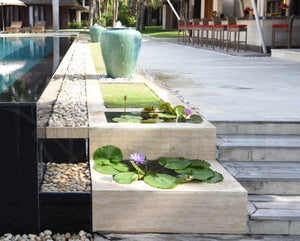 Classic Vein Cut Travertine Stairs - 3