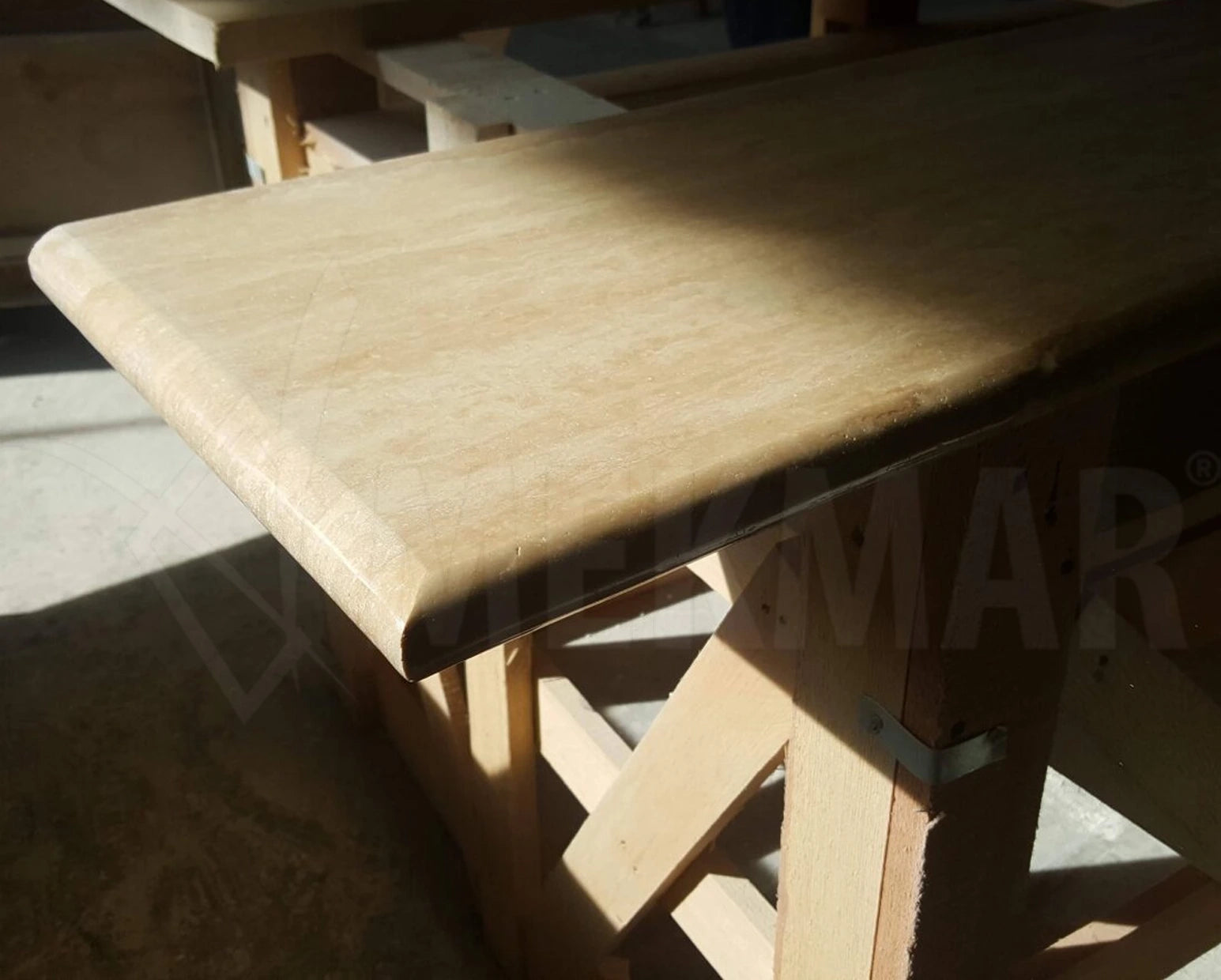 Classic Vein Cut Travertine Stairs - 9