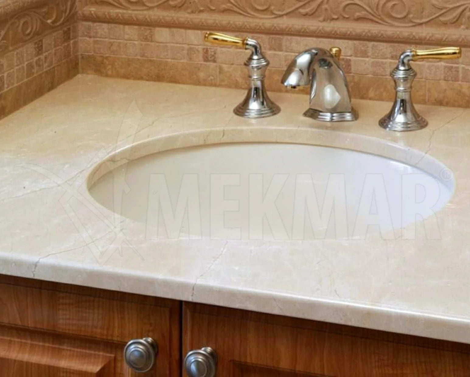 Beige Marble Countertop - 4