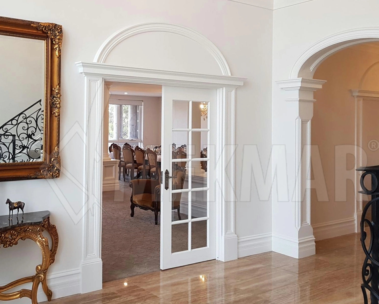 Travertin veiné noyer - 1