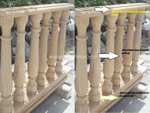 Classic Travertine Balustrade - 5
