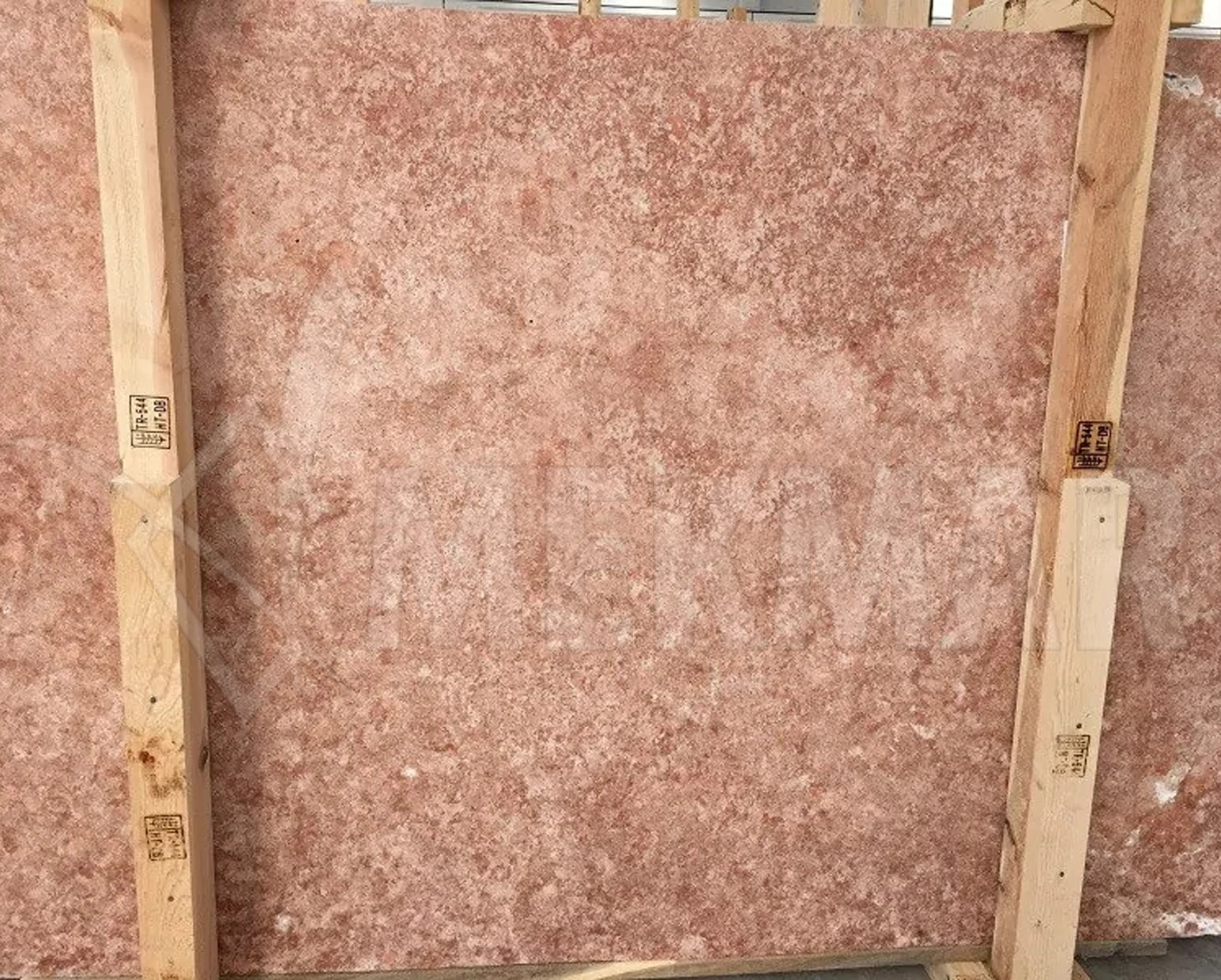 Red Travertine Slab - 3