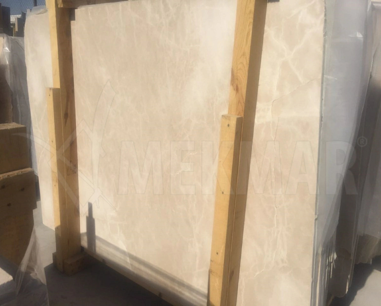 Royal Beige Marble Slab - 7