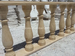 Classic Travertine Balustrade - 2