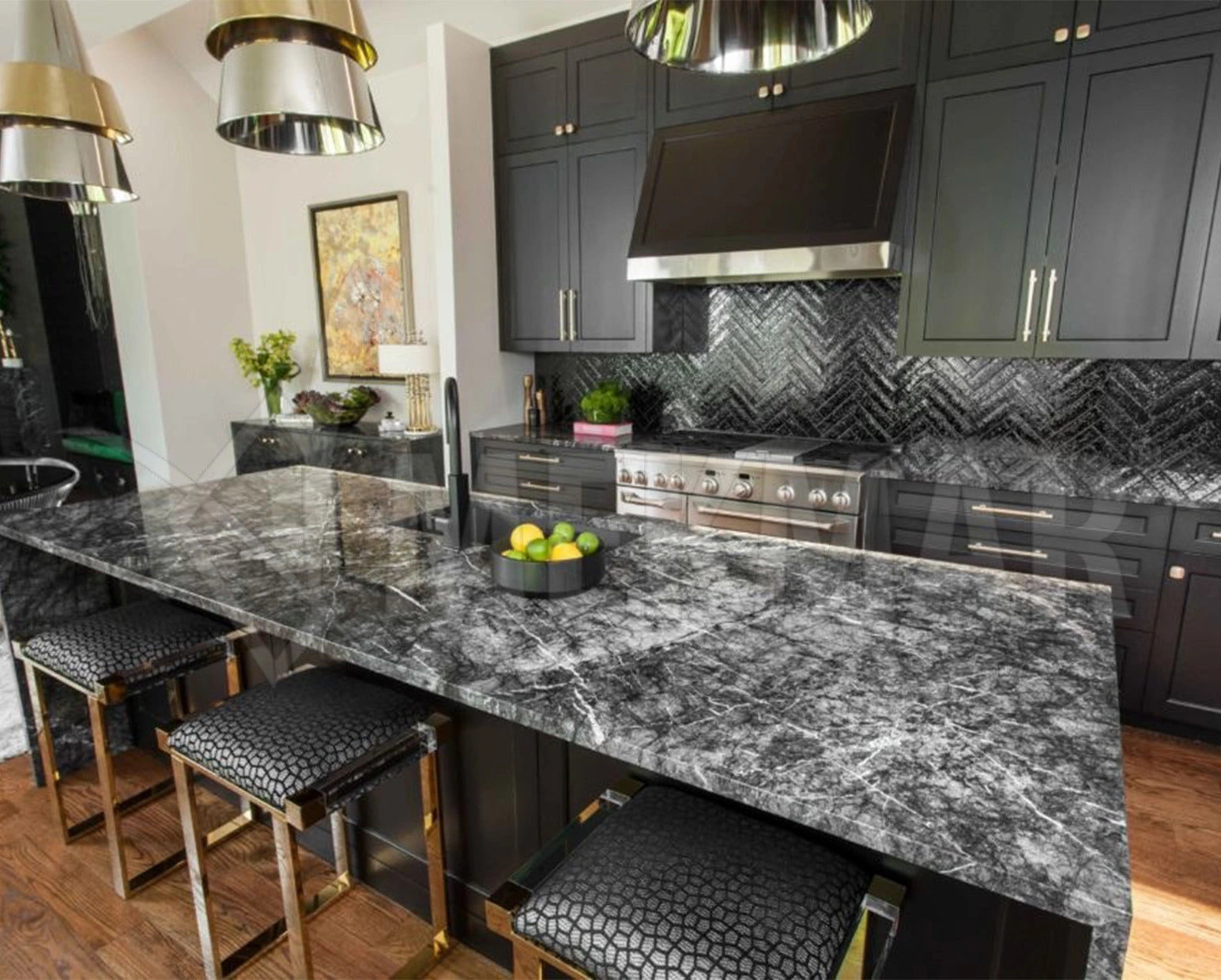 Snow Black Marble - 1