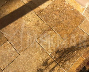 Gold Travertine Pattern Set - 10