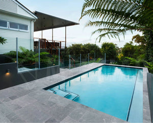 بلاطة رصف طبيعية من الحجر الأزرق - 1