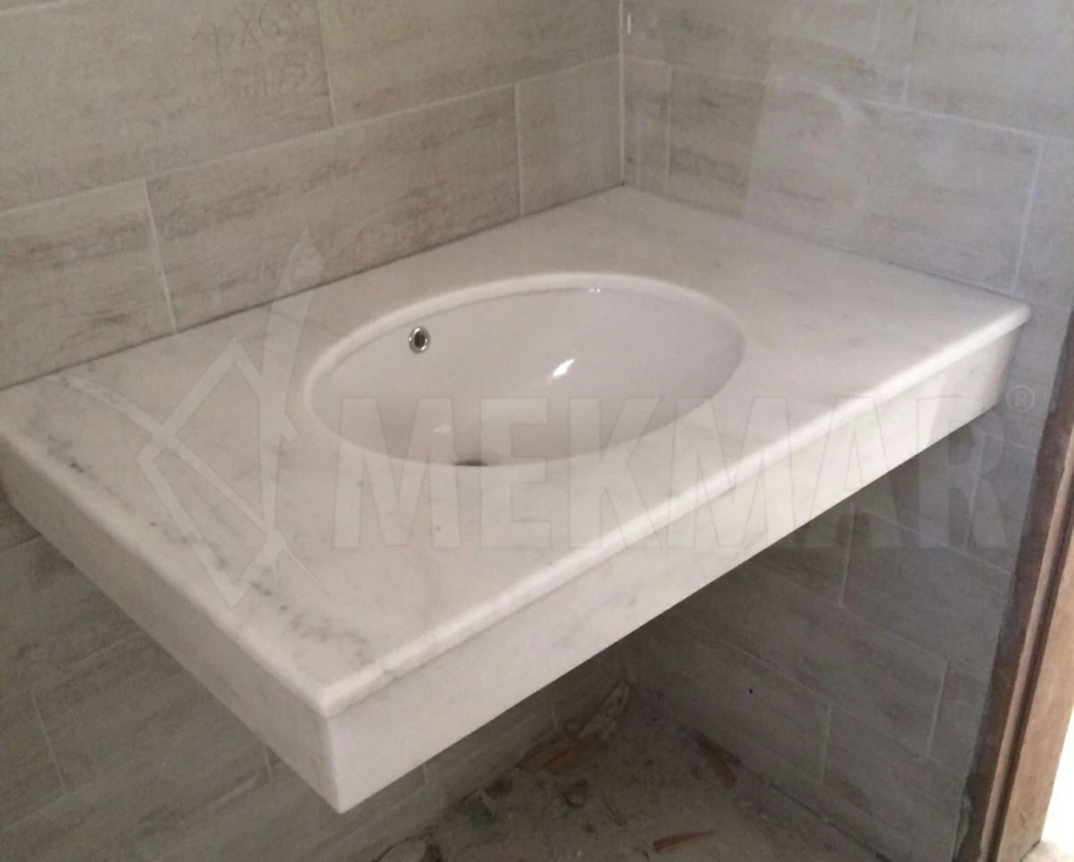 Bianco Ibiza Marble Countertop - 8