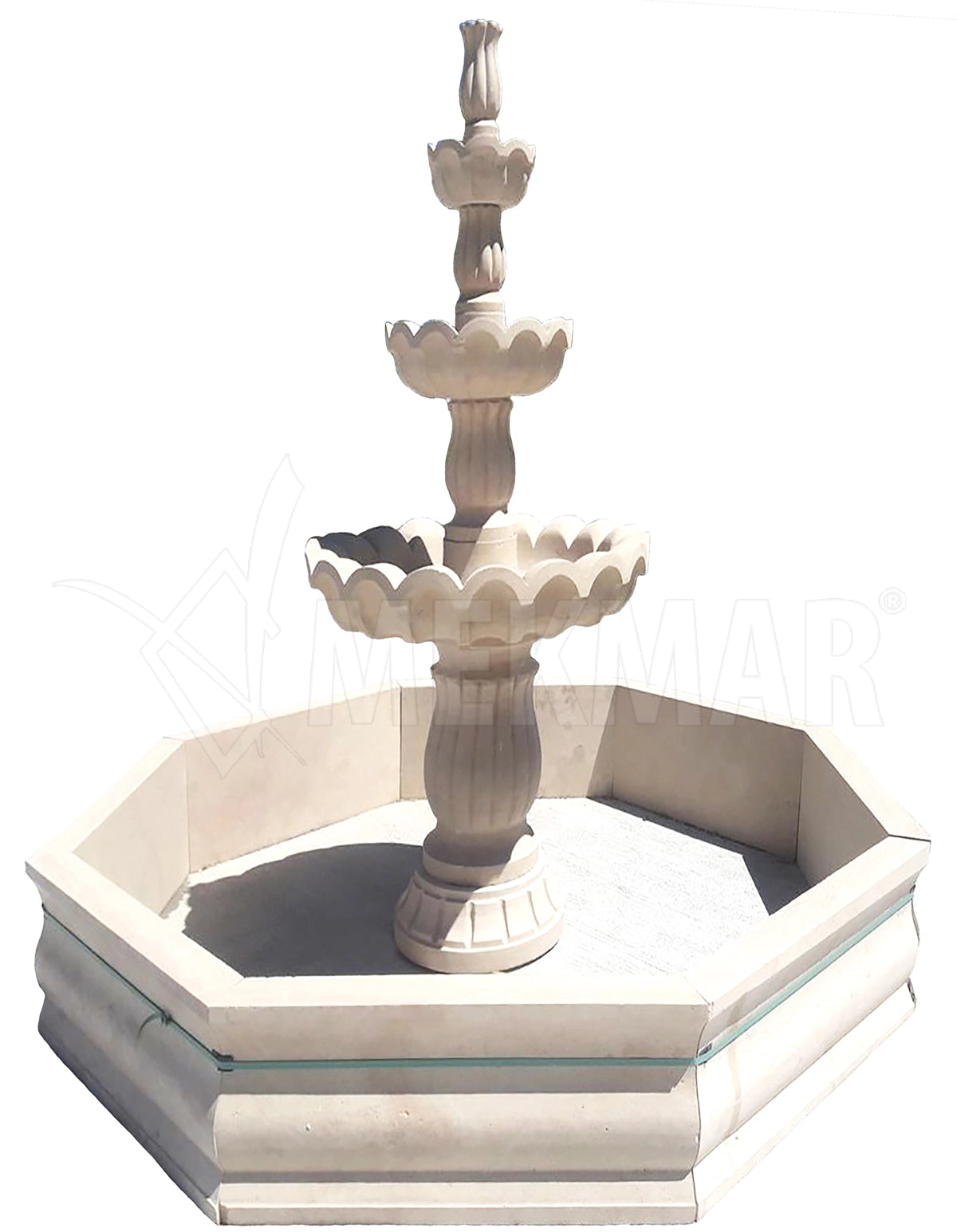 Travertine Fountain Oslo - 1