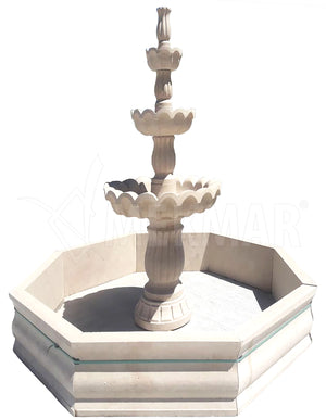 Travertin-Brunnen Oslo – 1